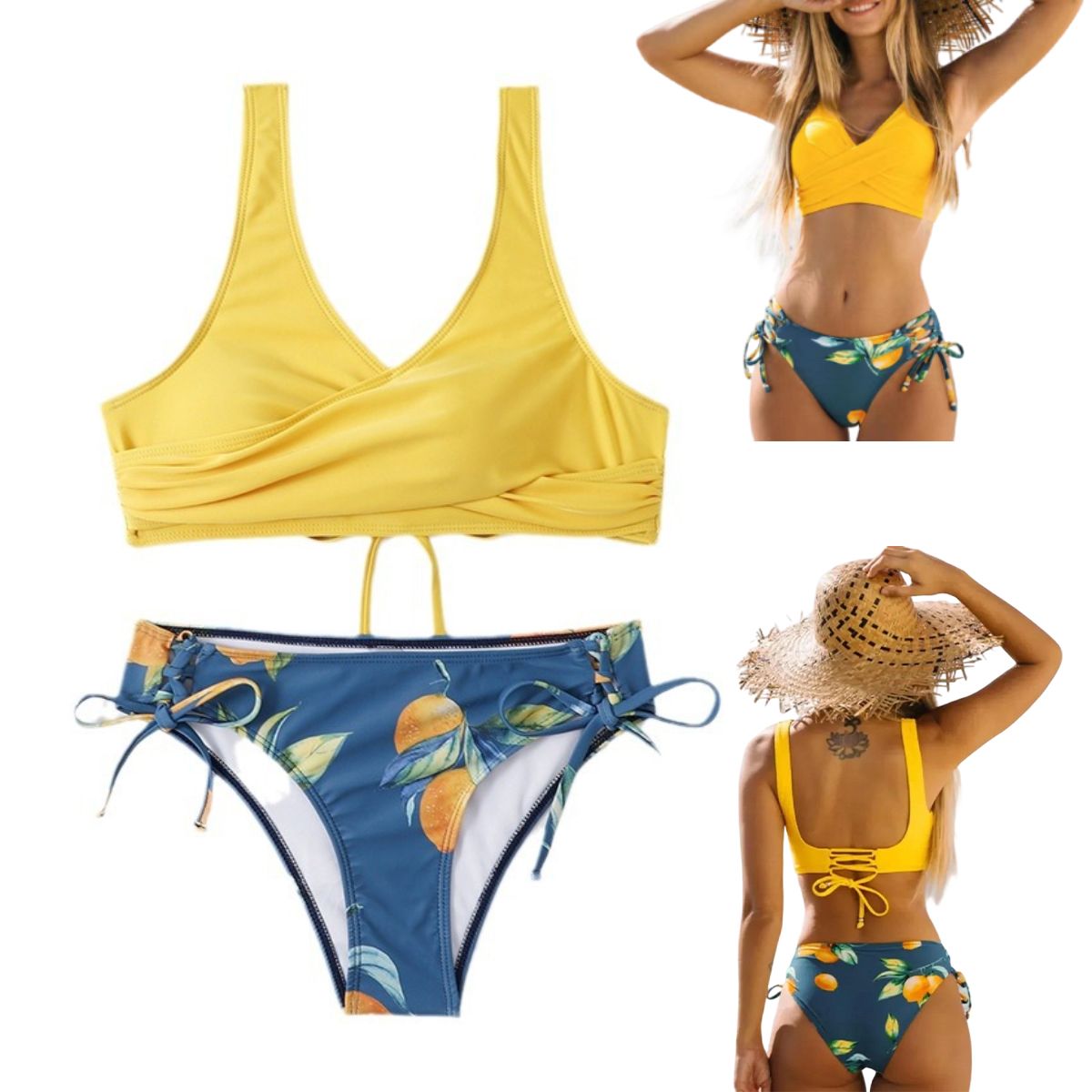 ATURE - Juego De Playa Bikini De Tiro Alto Y Sexy