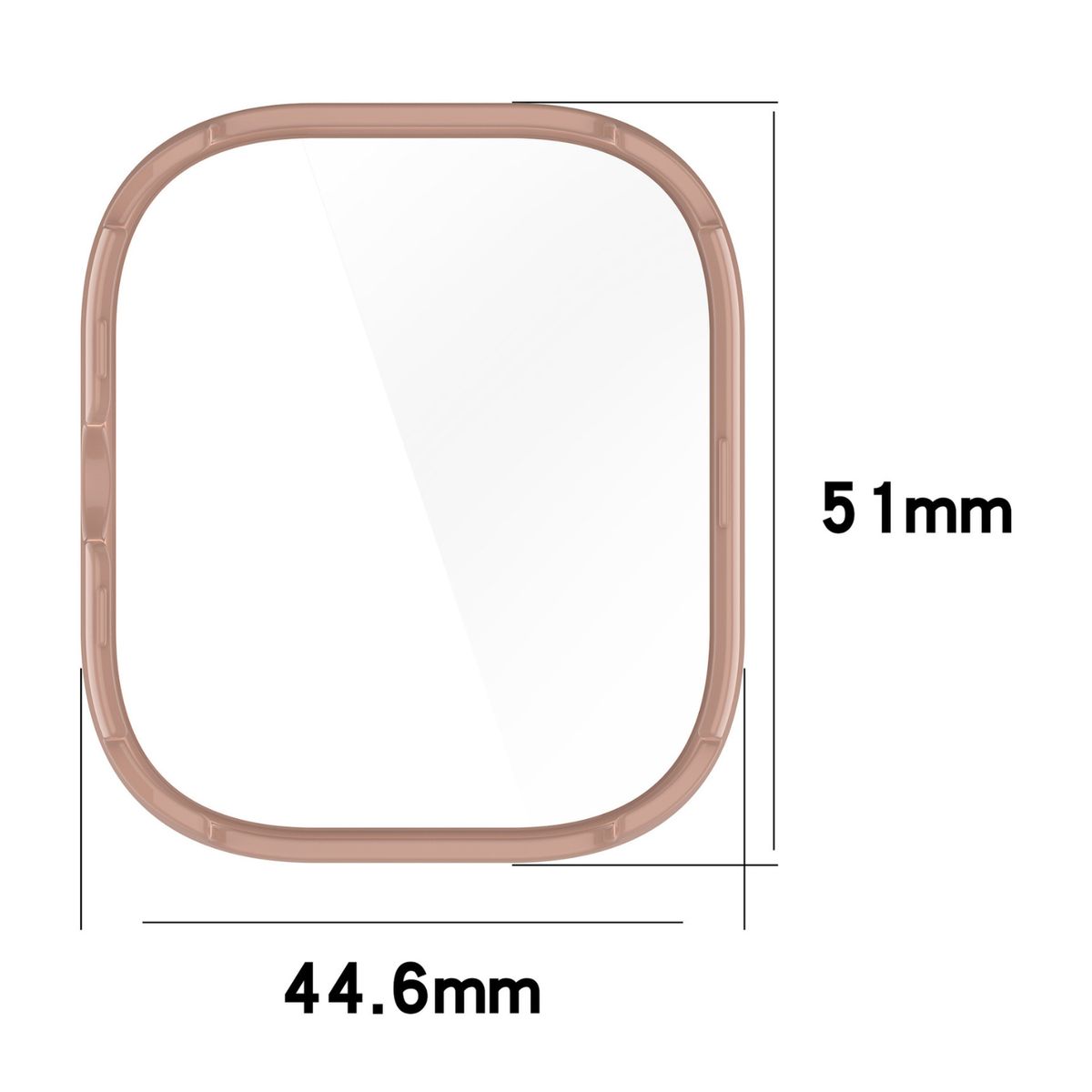 GENERICO - Protector 360° Con Vidrio Templado Para Redmi Watch 4