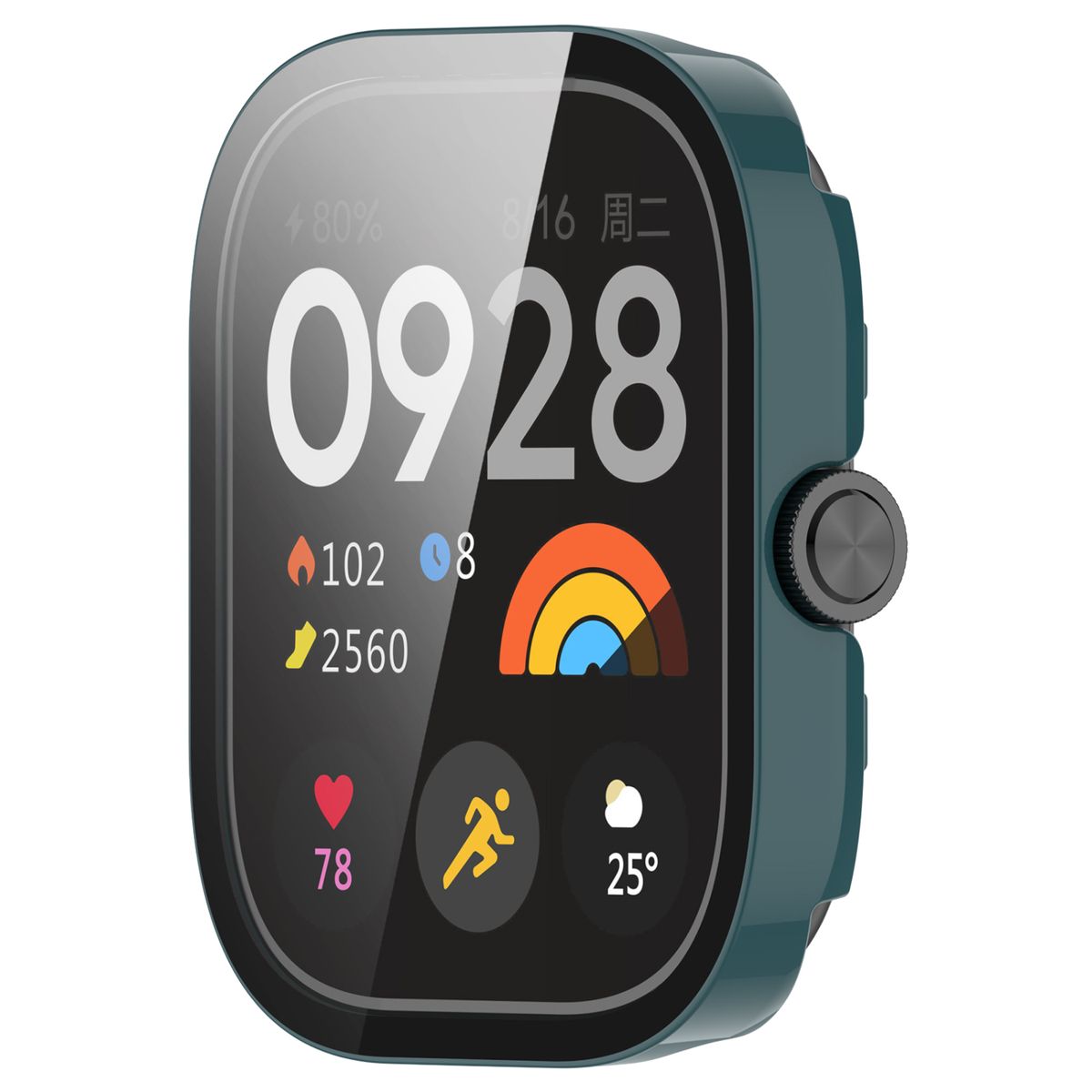 GENERICO - Protector 360° Con Vidrio Templado Para Redmi Watch 4