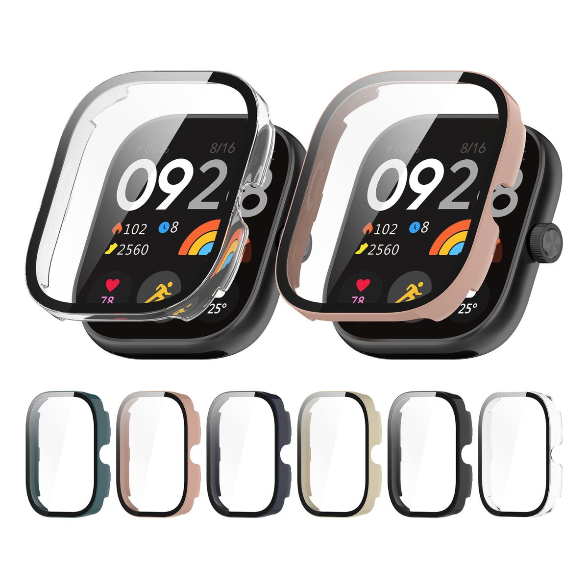 GENERICO - Protector 360° Con Vidrio Templado Para Redmi Watch 4