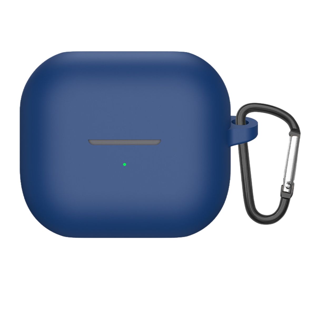 TECNOPALACE - Funda De Silicona Con Gancho Para Buds 3 / 3 Pro / 3 Fe - Azul Oscuro