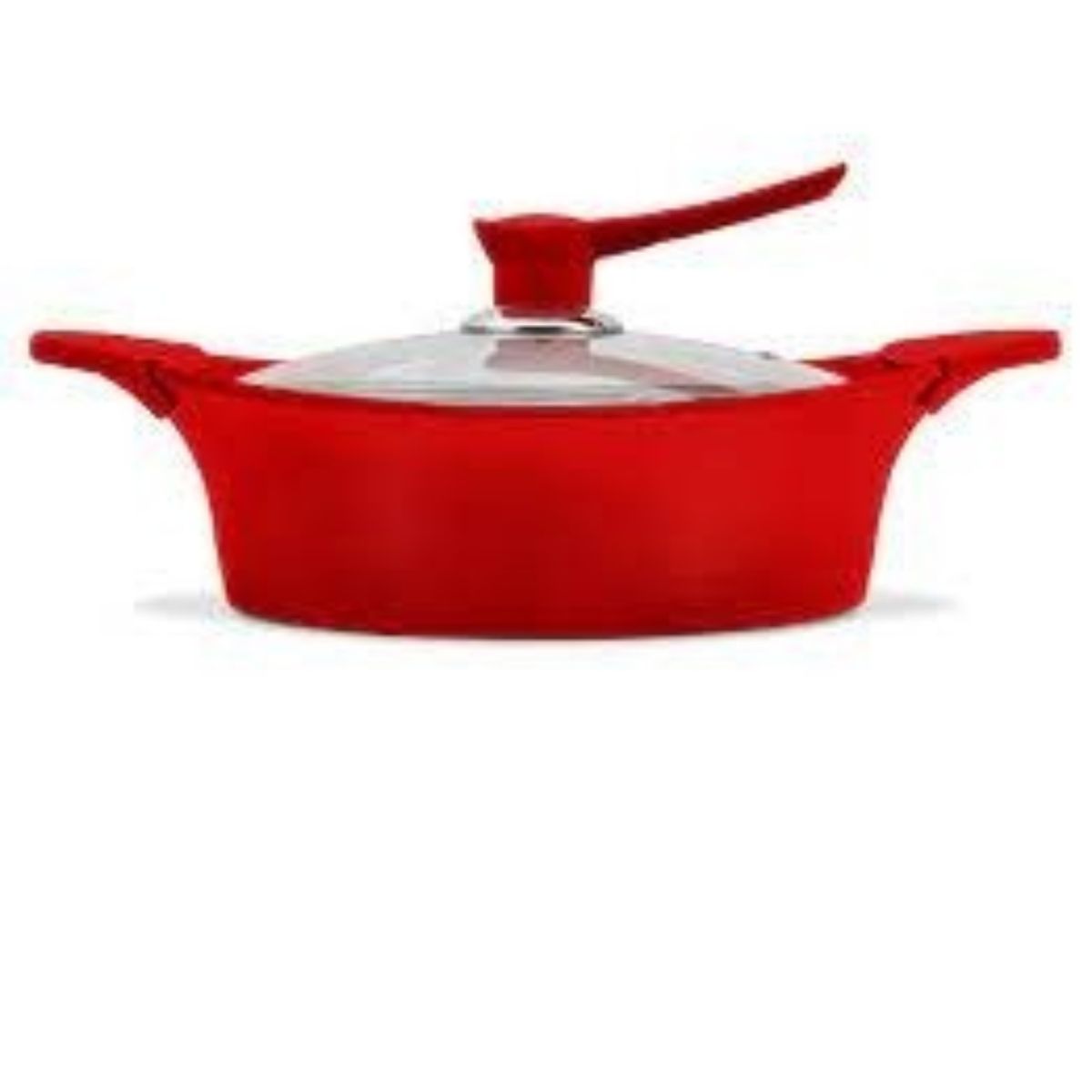 OEM - BATERÍA COCINA 6 PIEZAS ALUMINIO FUNDIDO ROJO BOHLIER 20