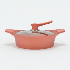 OEM - GUISERA DE 28 CM ROSA ANTIADHERENTE