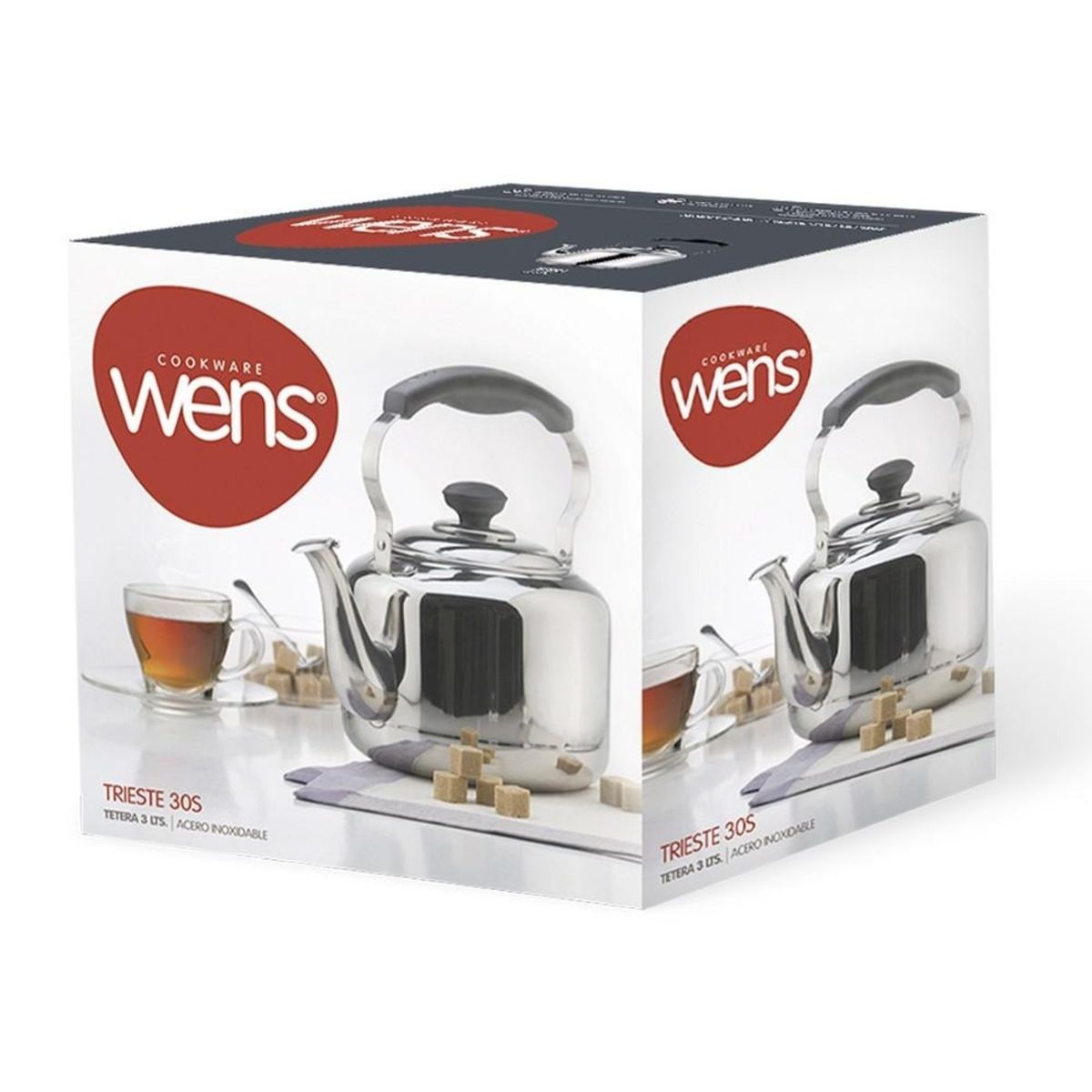 OEM - TETERA TRIESTE 1 LITRO 10S ACERO INOXIDABLE