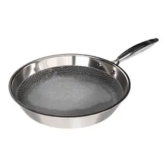 OEM - SARTÉN 24 CM HONEYCOMB ACERO INOXIDABLE