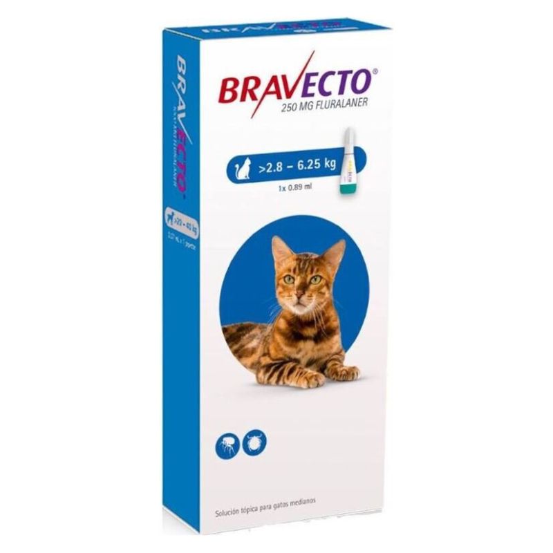 GENERICO - Bravecto Gatos Spot On/28 A 625 Kg
