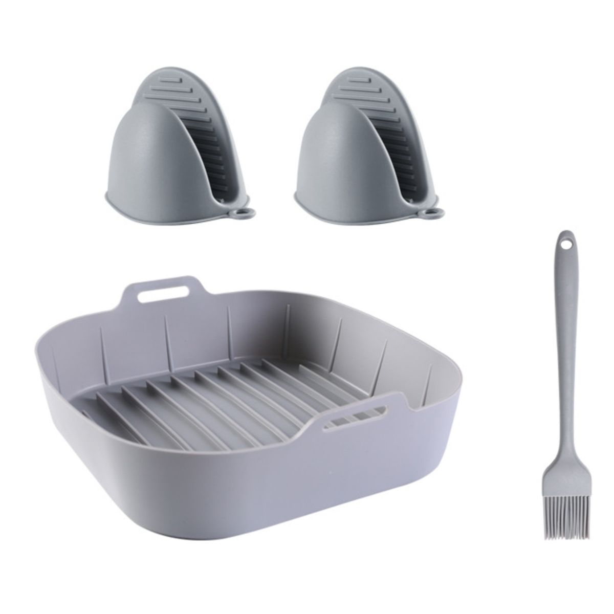 ATURE - Bandeja Silicona Para Freidora De Aire Cesto Para Airfryer