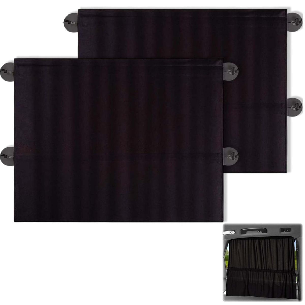 ATURE - Pack X2 Parasol Todo Vehiculo Retractil Tapa Sol