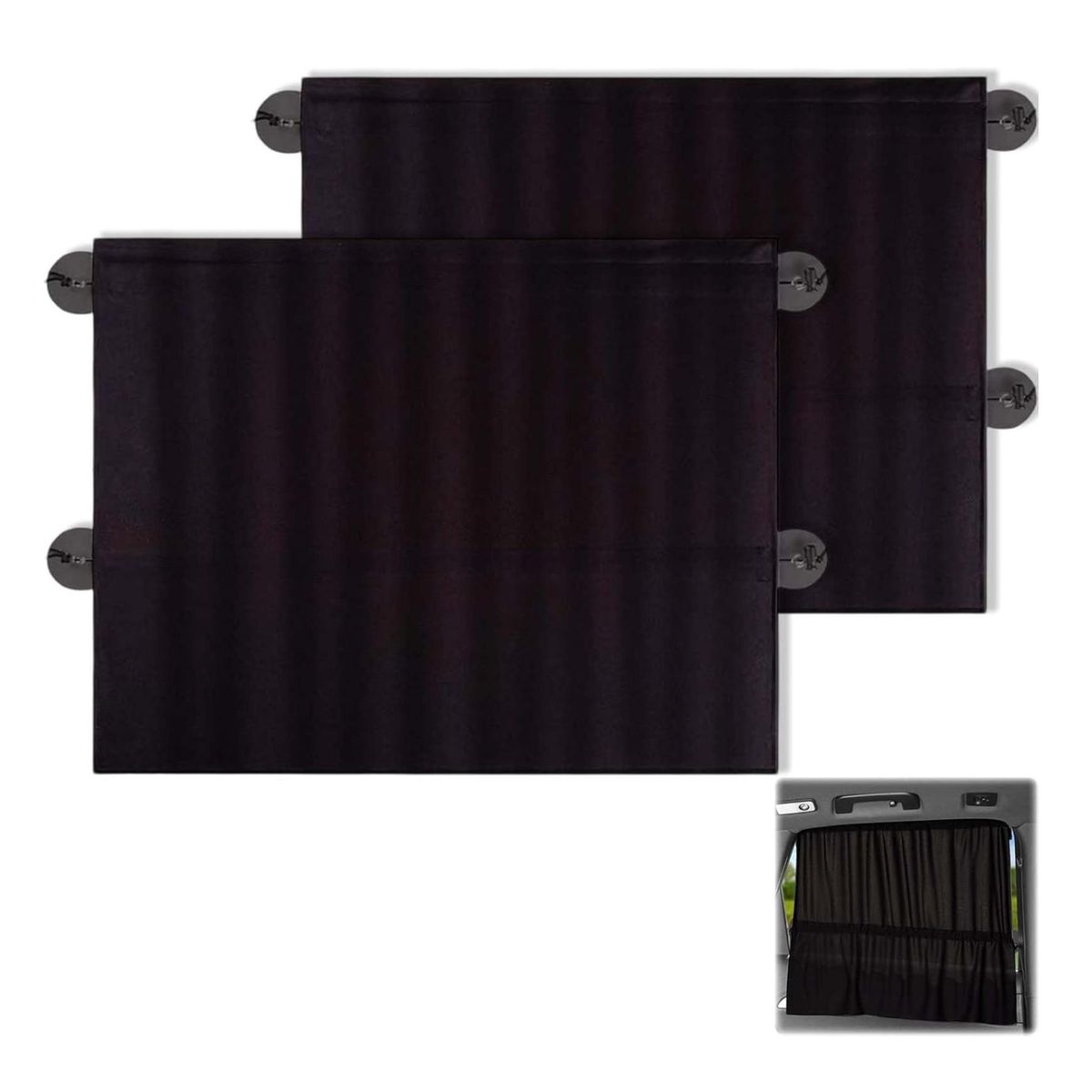 ATURE - Pack X2 Parasol Todo Vehiculo Retractil Tapa Sol