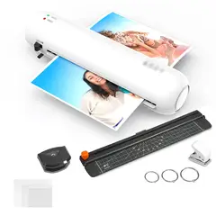 GENERICO - Termolaminadora para Fotos Formatos A4 A5 y A6 + Accesorios