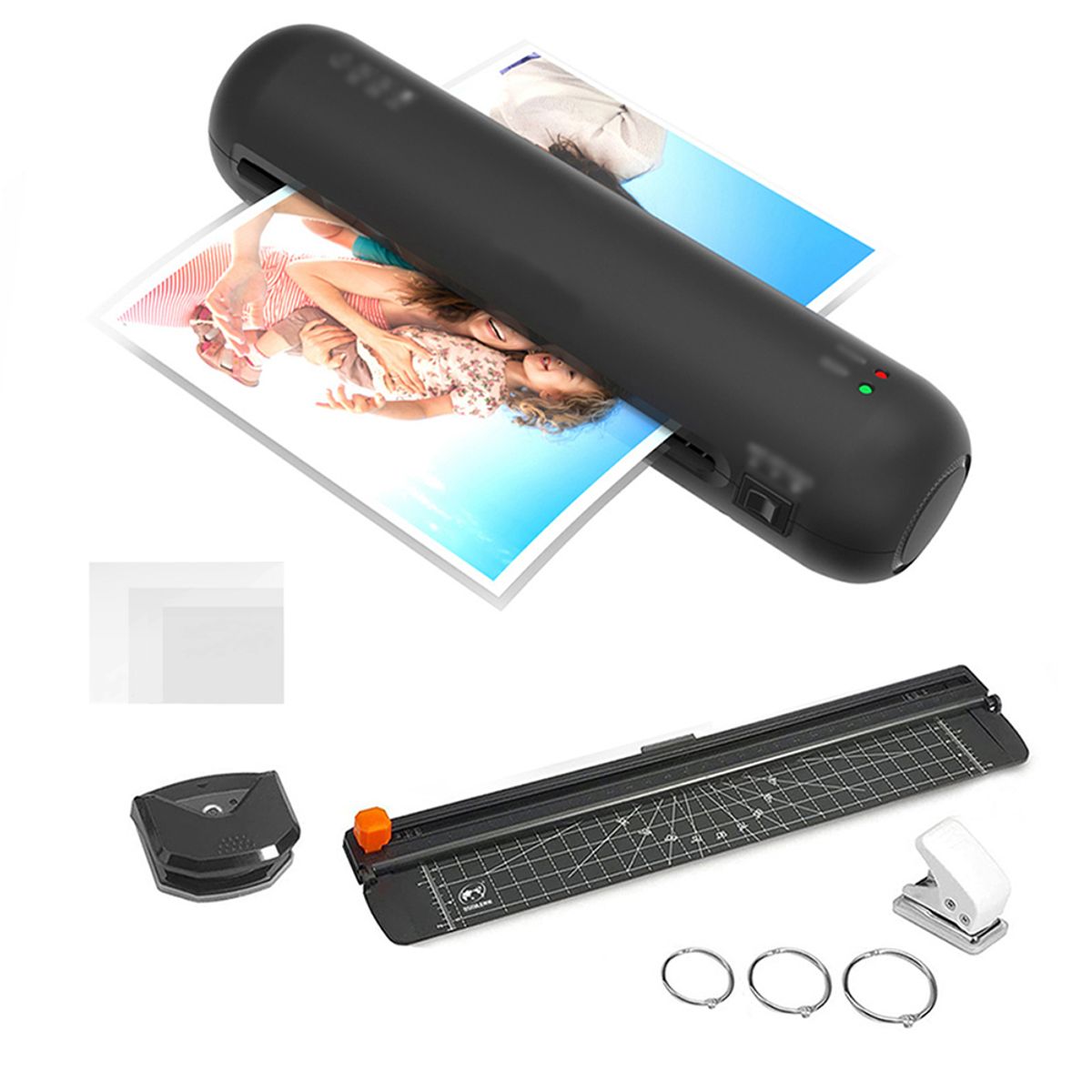 GENERICO - Termolaminadora para Fotos  Formatos A4 A5 y A6 + Accesorios