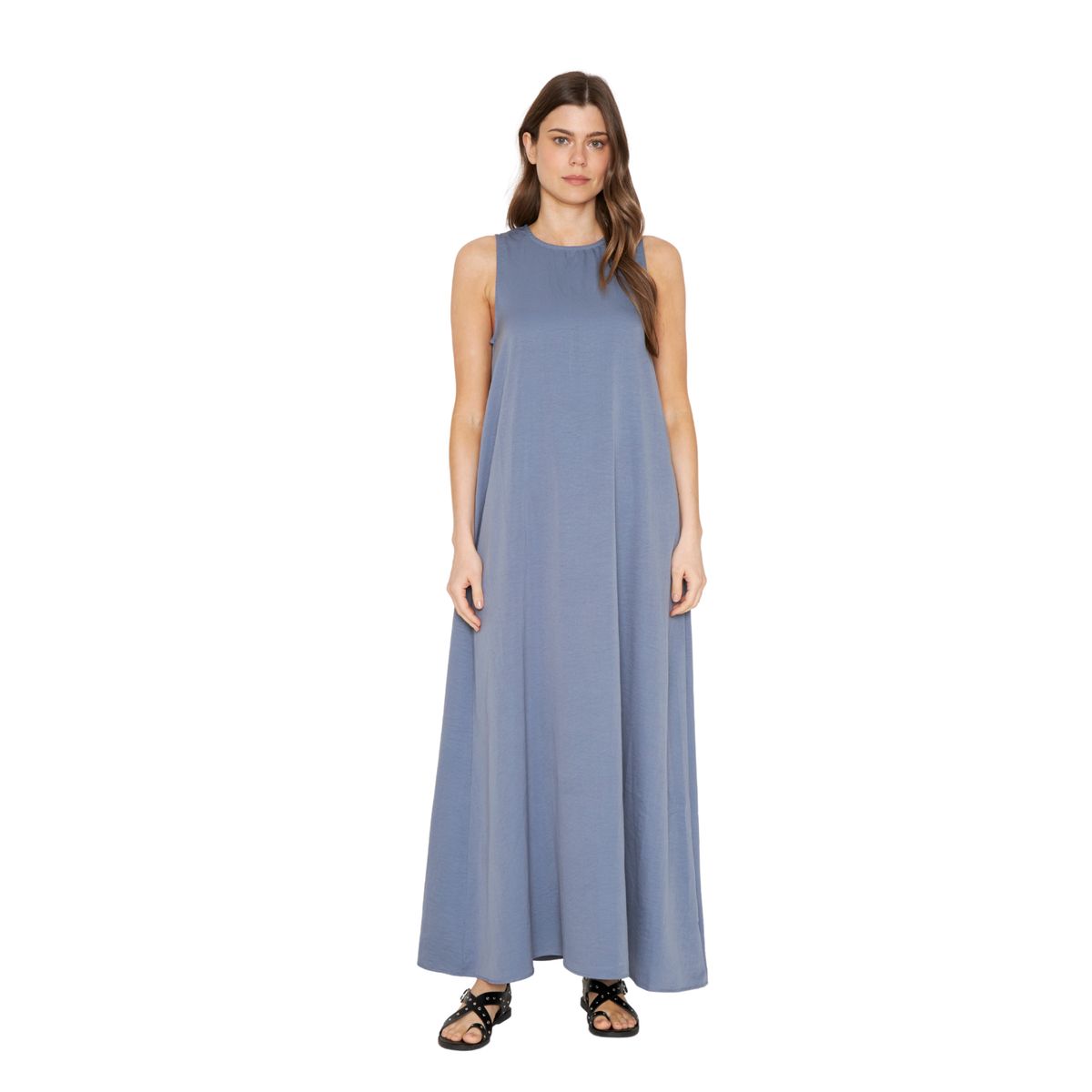 JACINTA TIENDA - Vestido Elena Largo azul Jacinta Tienda