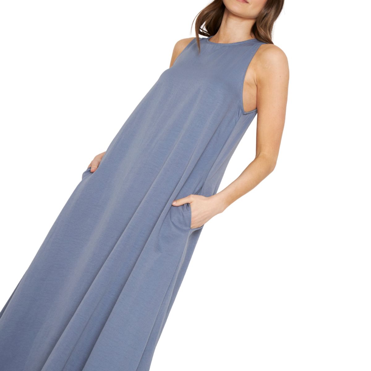 JACINTA TIENDA - Vestido Elena Largo azul Jacinta Tienda