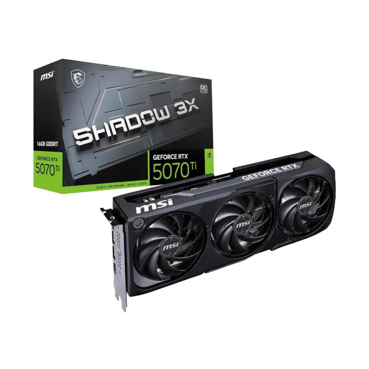 MSI - Tarjeta De Video Msi Shadow 3xoc Nvidia Geforcertx5070ti 16g