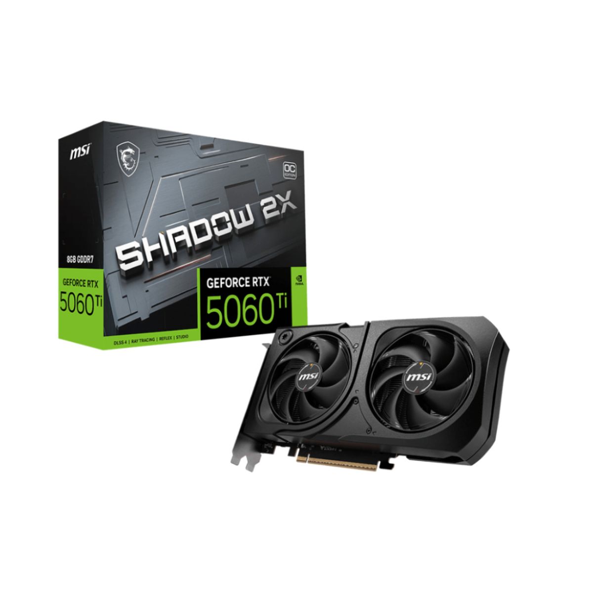 MSI - Tarjeta De Video Msi Geforce Rtx 5060 Ti 8g Shadow 2xoc Plus