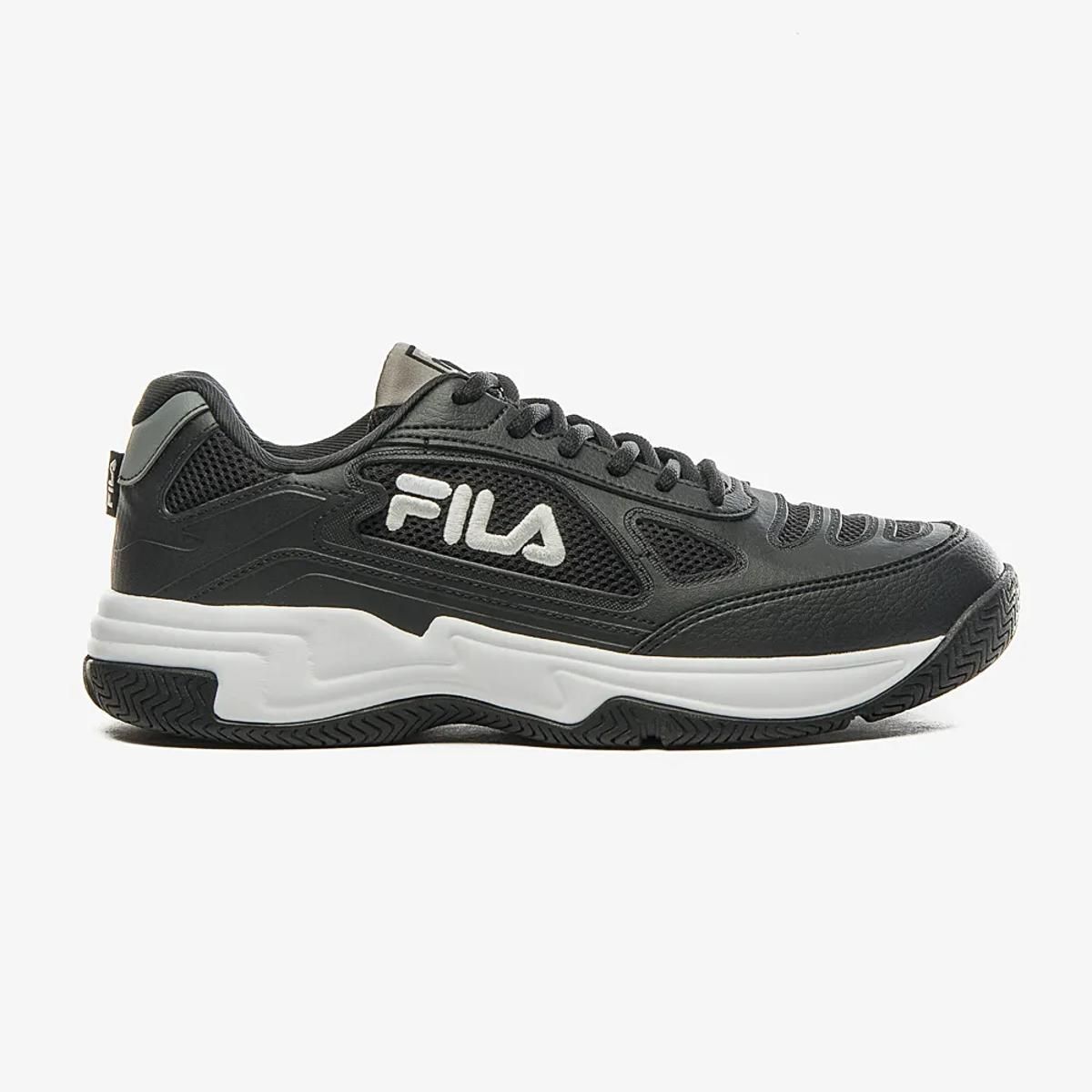 FILA - Zapatilla Fila Lugano 7.0 Hombre Negro/Grafito/Plata