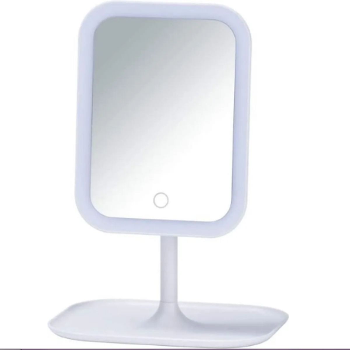 GENERICO - Espejo Para Maquillaje Luz Led Y Soporte Carga Usb