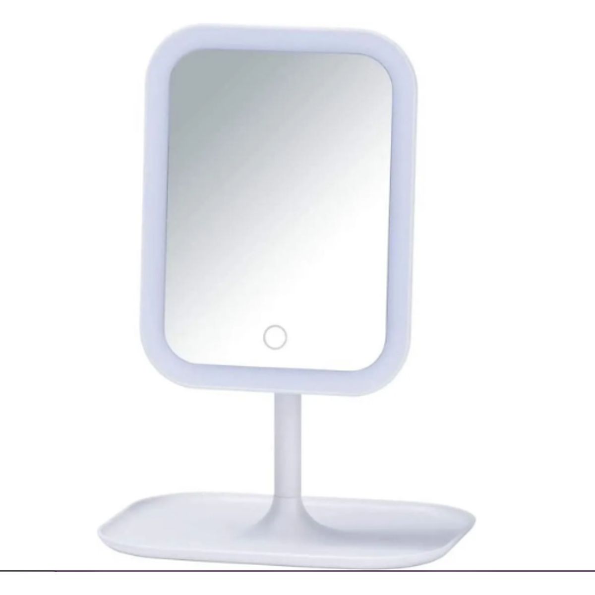 GENERICO - Espejo Para Maquillaje Luz Led Y Soporte Carga Usb