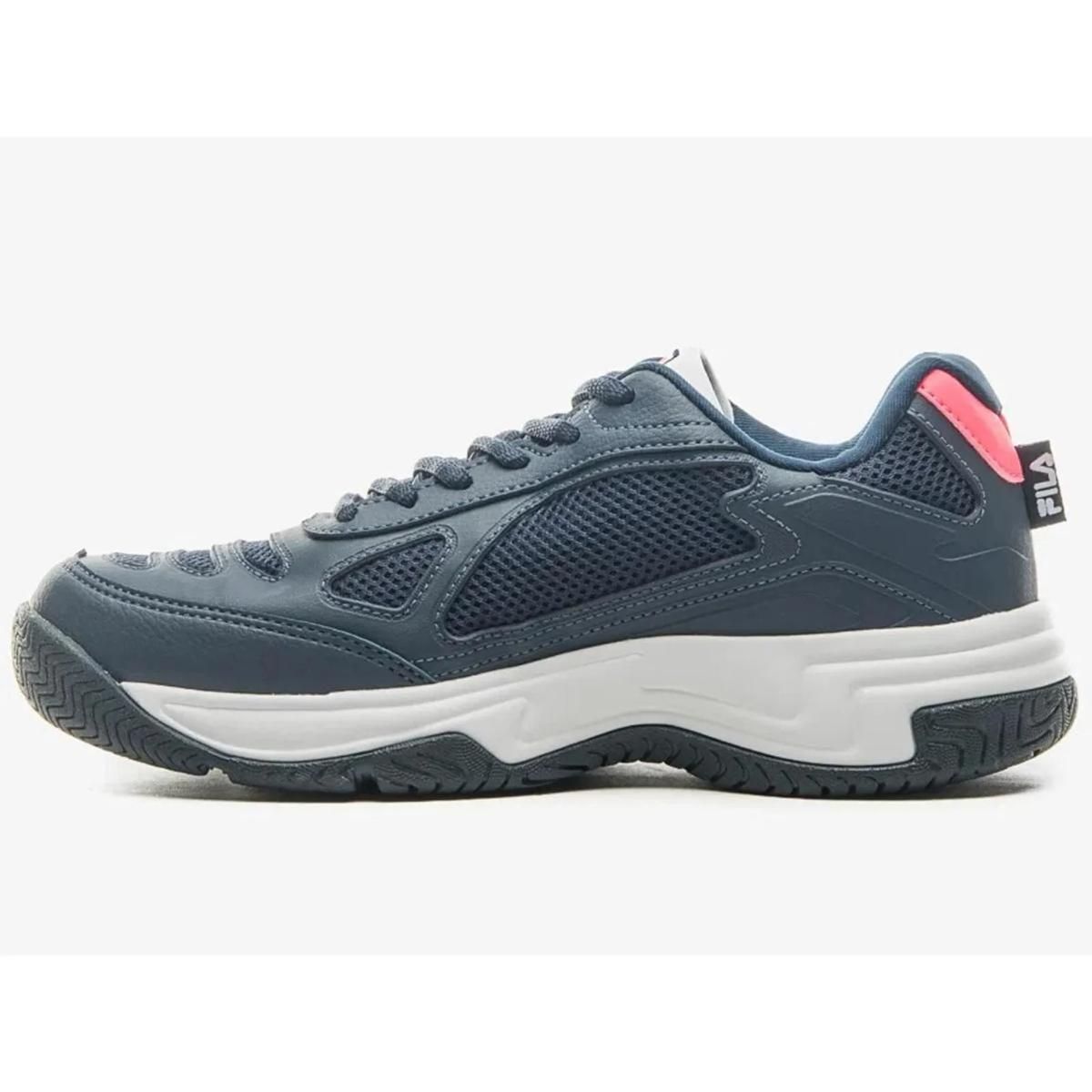 FILA - Zapatilla Fila Lugano 7.0 Mujer Azul/Blanco/Rosa