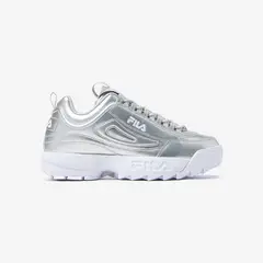 FILA - Zapatilla Disruptor II Premium Metallic Mujer Gris
