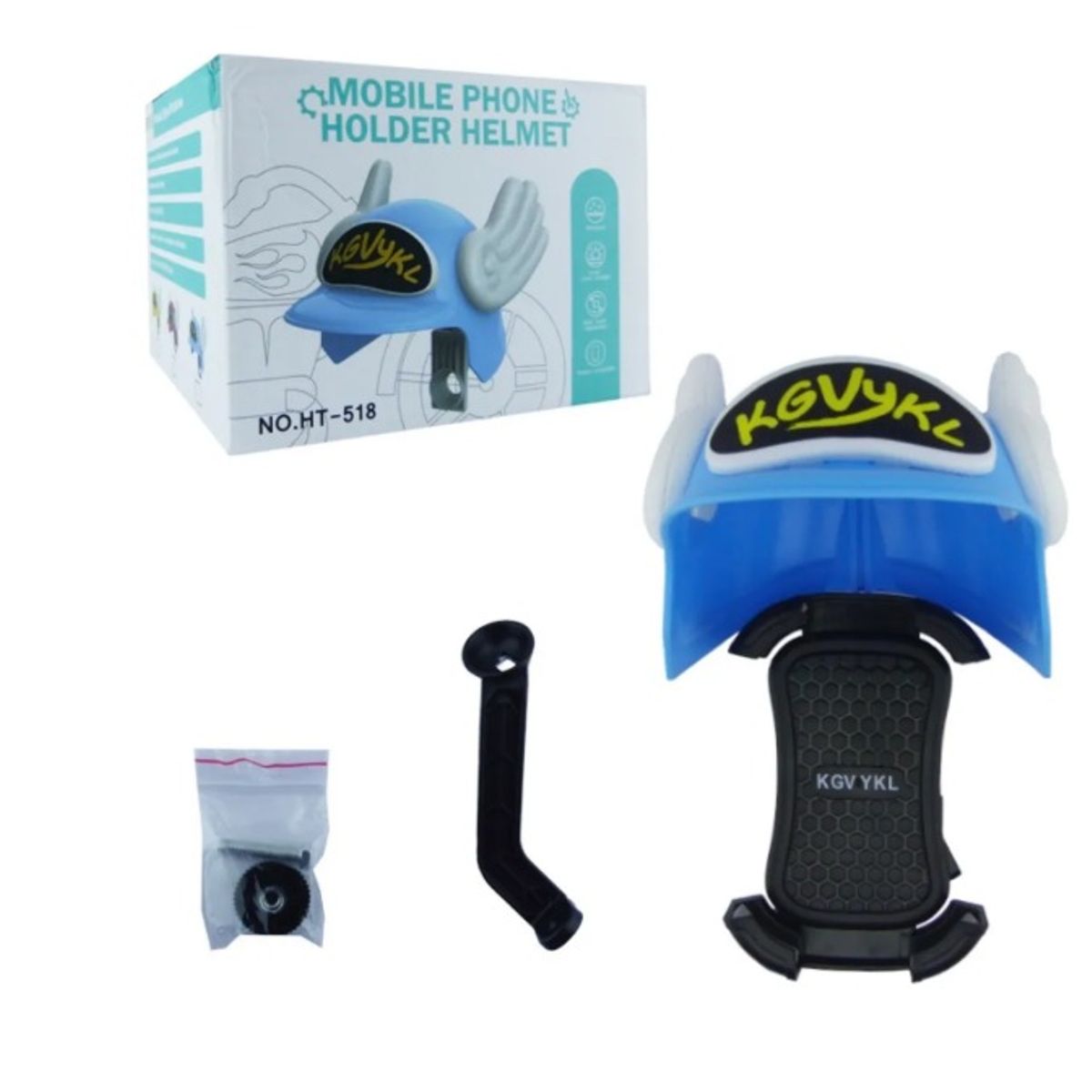 GENERICO - Soporte De Celular Para Moto Bicicleta Espejo Diseño Casco