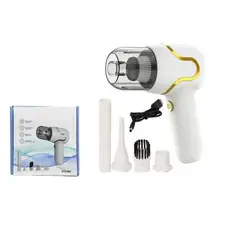 GENERICO - Mini Aspiradora Portátil Recargable Auto Casa 3 En 1