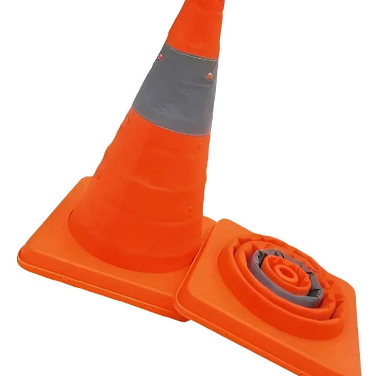 GENERICO - X2 Cono De Emergencia Retráctil Reflectante Portátil 40cm