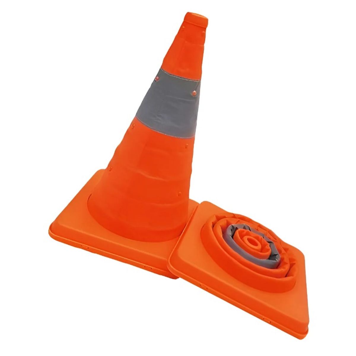 GENERICO - X2 Cono De Emergencia Retráctil Reflectante Portátil 40cm