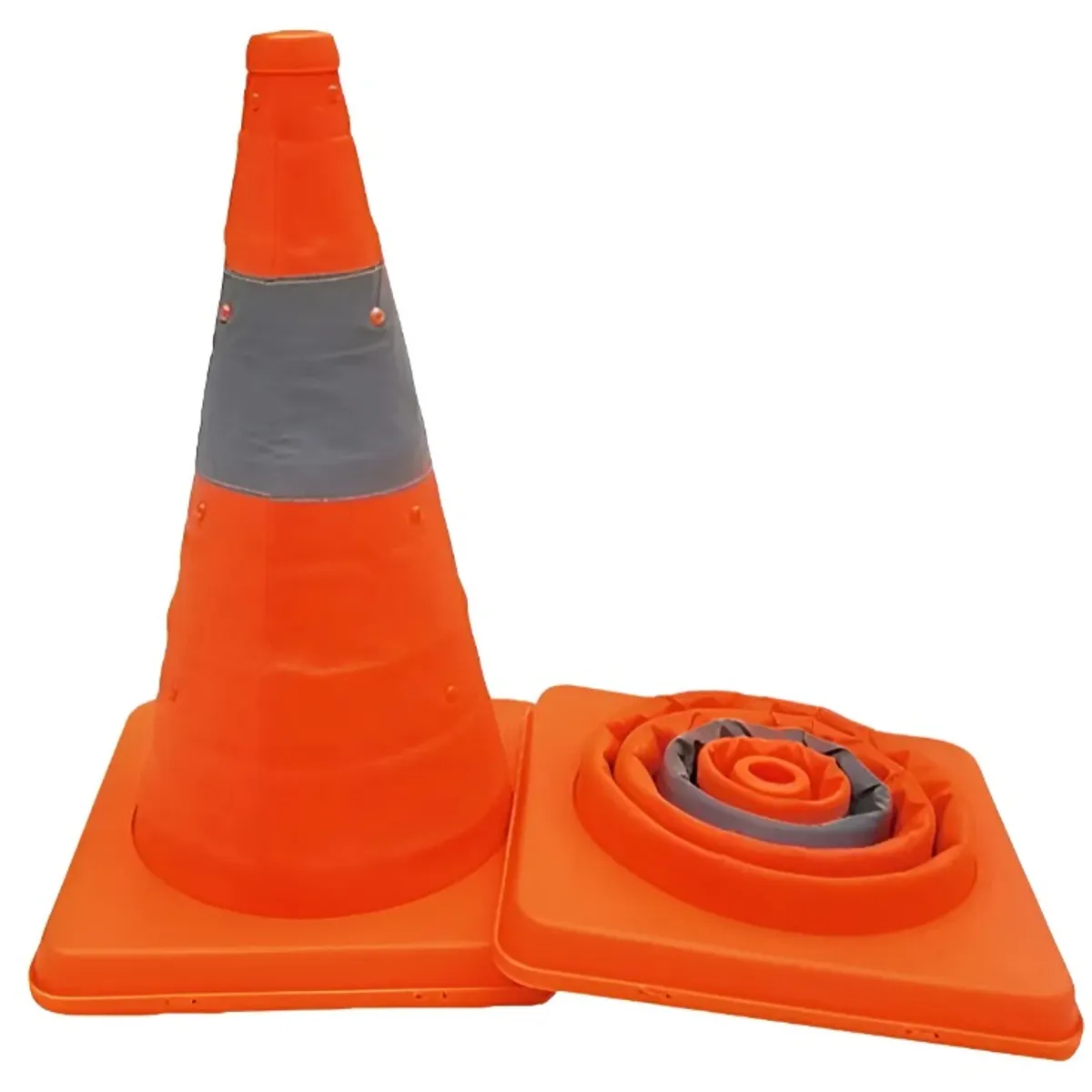GENERICO - X2 Cono De Emergencia Retráctil Reflectante Portátil 40cm