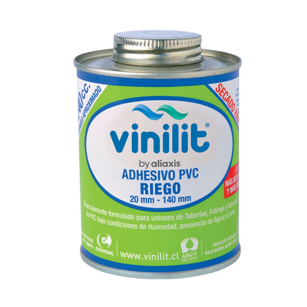 VINILIT - Adhesivo Pvc Pegamento Vinilit Riego 240cc