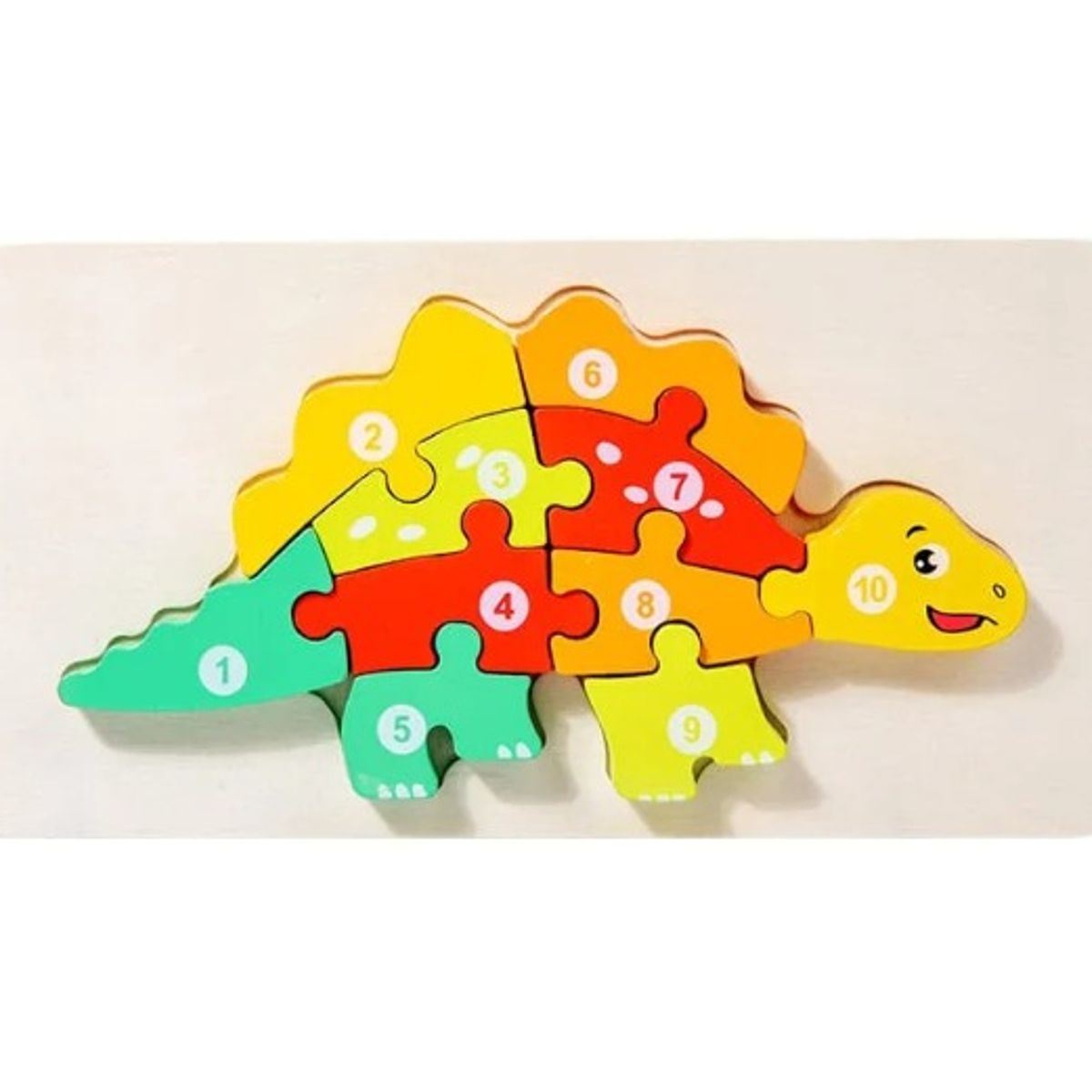 GENERICO - Rompecabezas de madera para niños de Dinosaurio 1