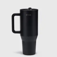 BLACK - Straw Mug Black Bubba