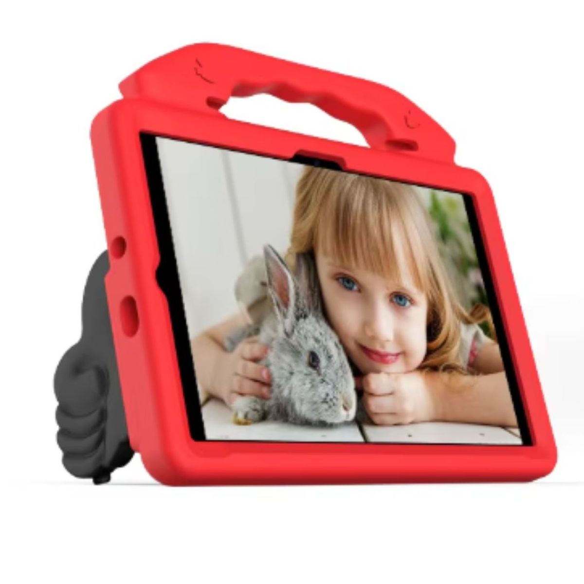 GENERICO - Carcasa Niños Anti-golpes Para Tablet Xiaomi Redmi Pad 2 11" 2025 Rojo