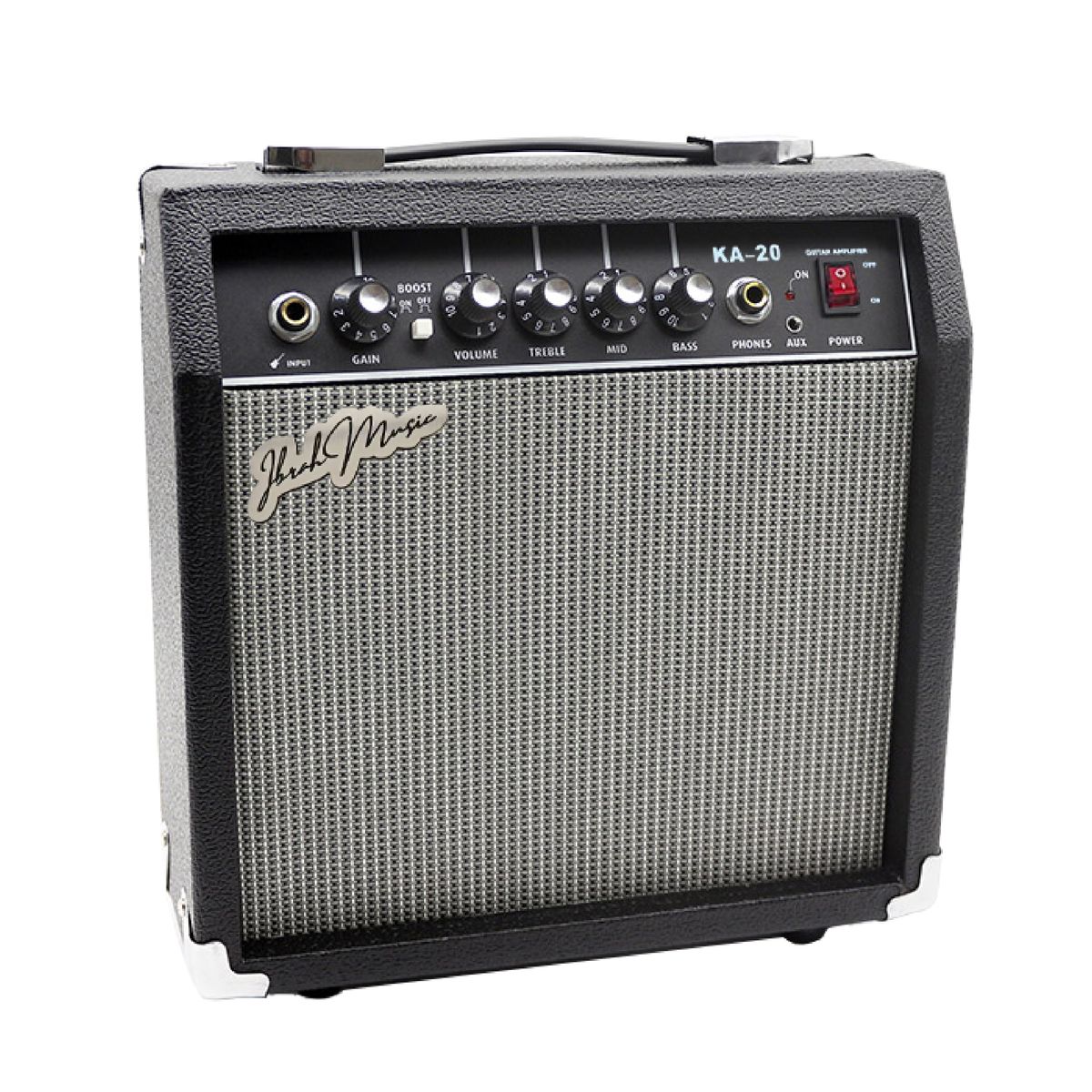 IBRAH - Amplificador Guitarra Electrica Ibrah Music KA-20W Sonido Claro Potente