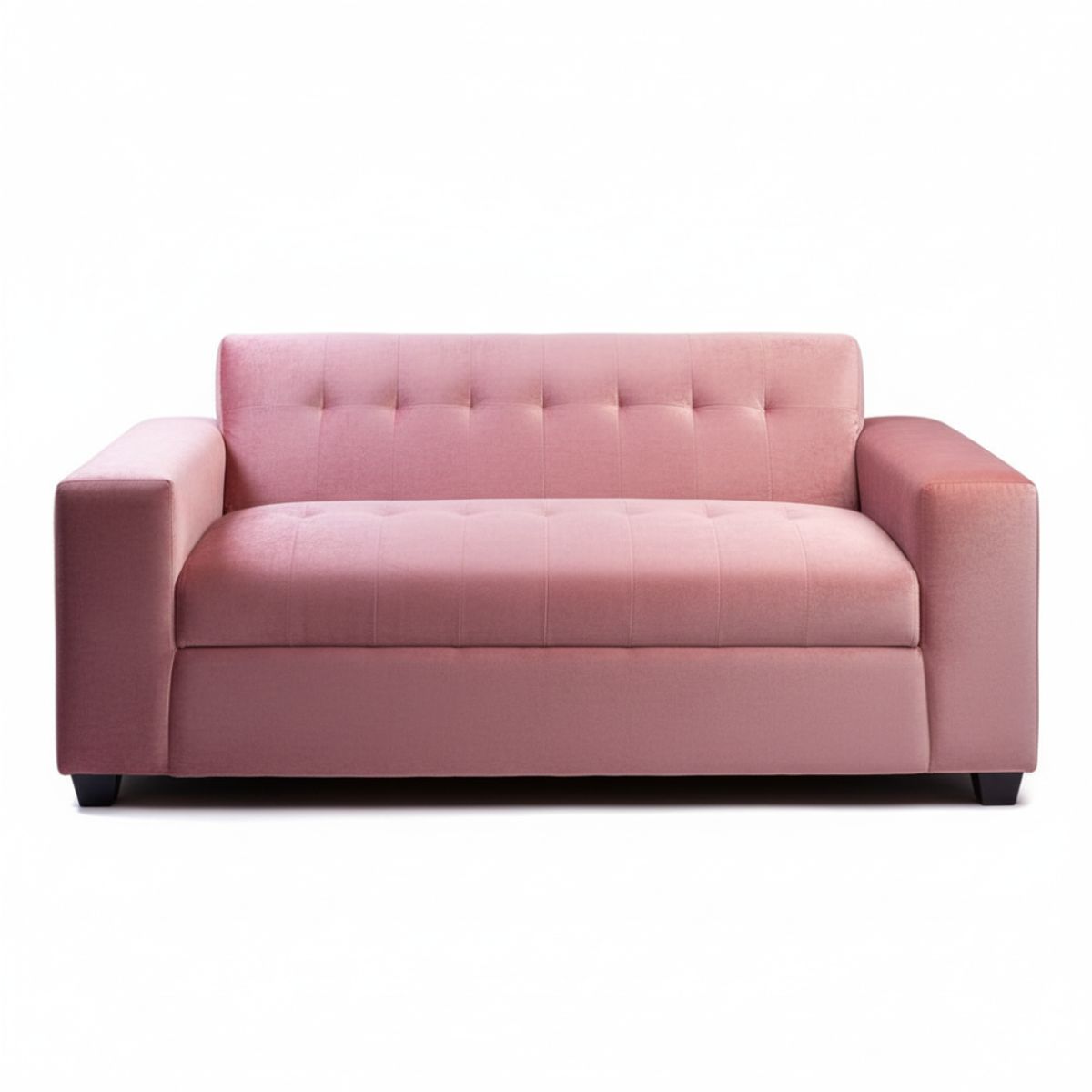 MUEBLES NEW - SOFA TRES CUERPOS PALO ROSA FELPA