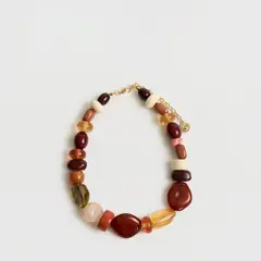 LOUNGE - Collar Mujer Piedras Resina Irregulares