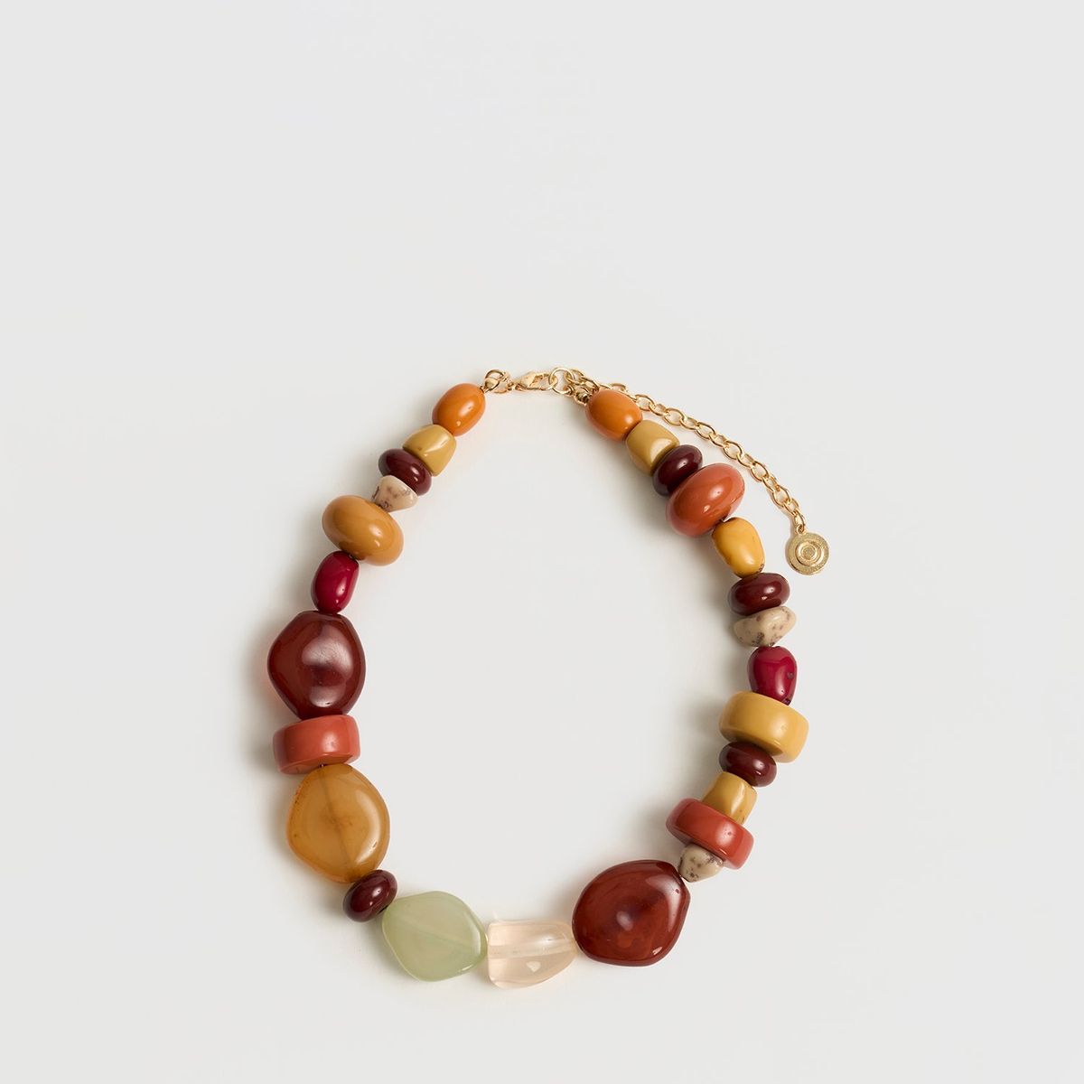 LOUNGE - Collar Mujer Piedras Resina Irregulares