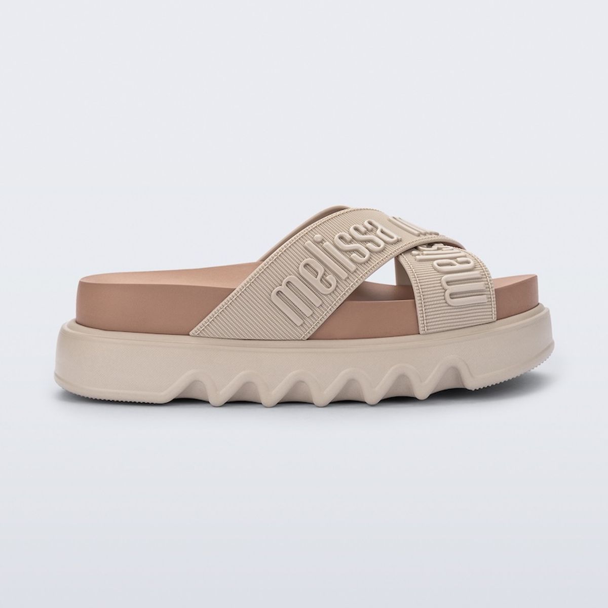 MELISSA - Melissa Cross M Lover Platform Beige Marrón