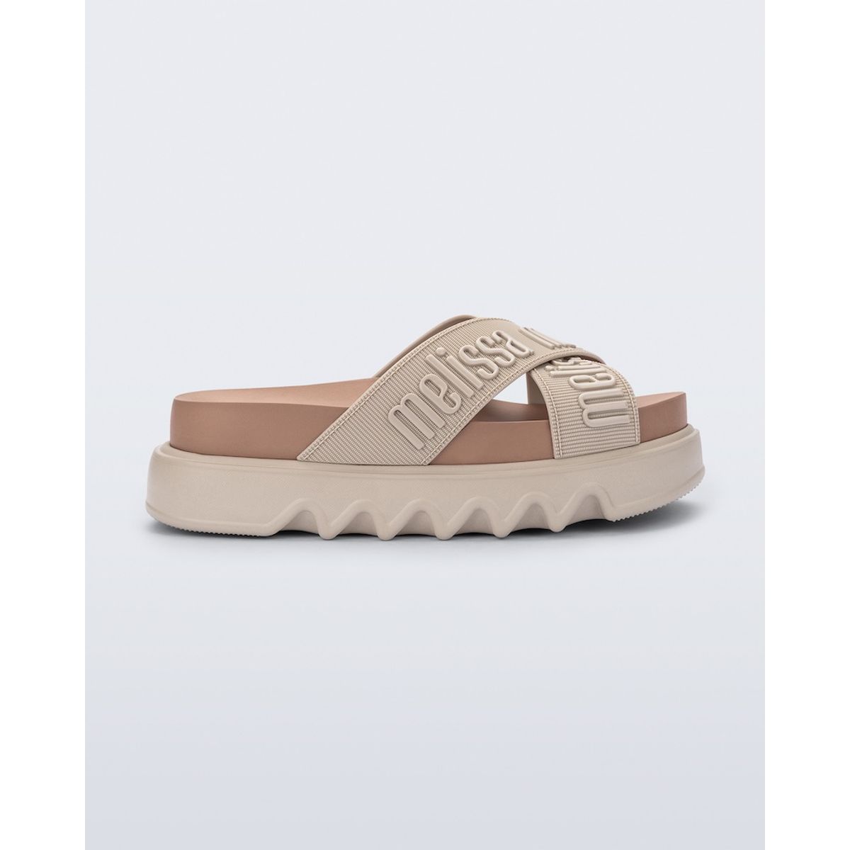 MELISSA - Melissa Cross M Lover Platform Beige Marrón