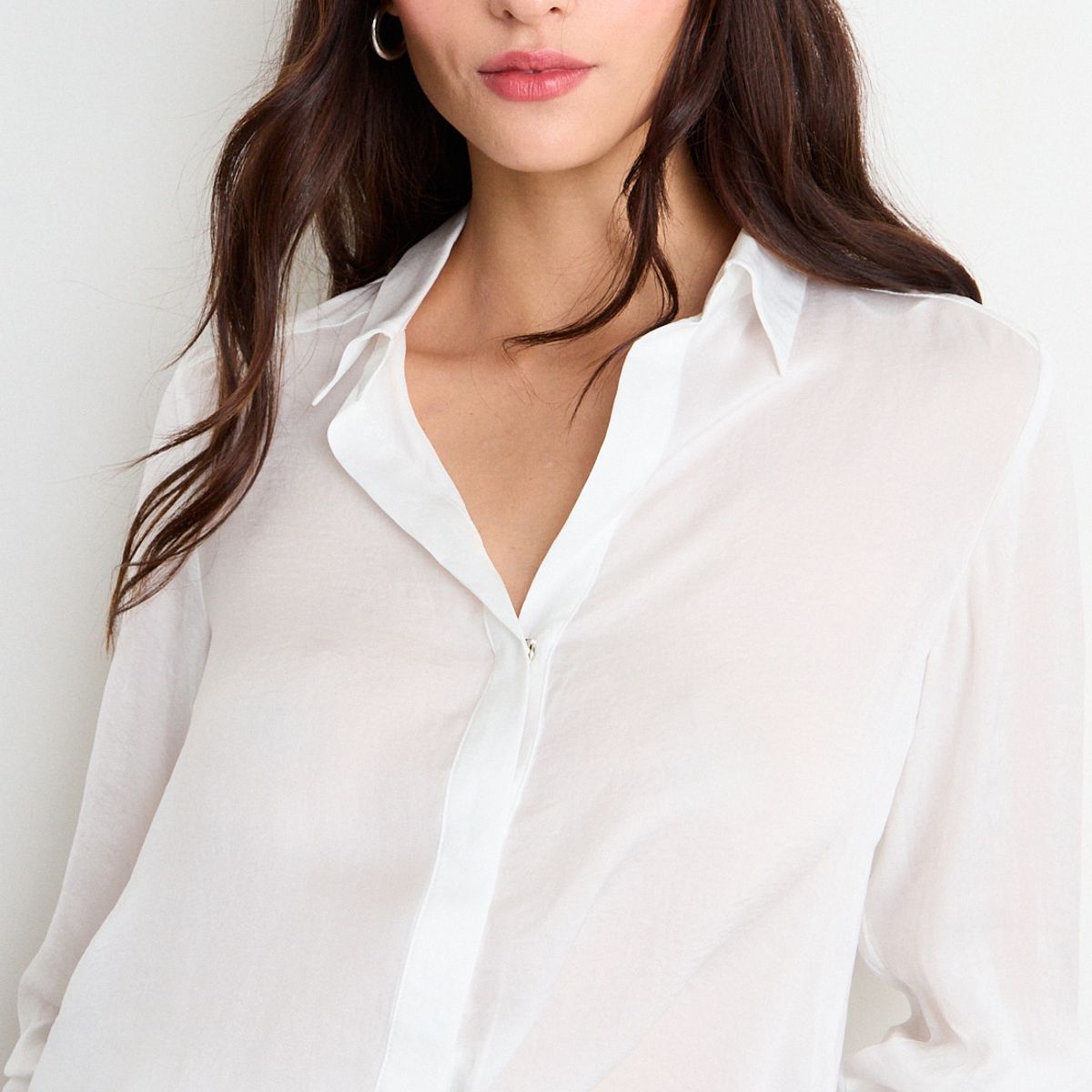 IO - Blusa Lisa Mujer Crudo Io