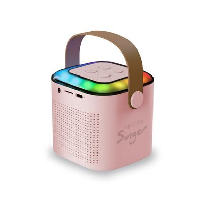 Imagen 2 del producto Parlante Karaoke My Lil First Singer + 1 Micrófonos Inalámbricos Rosa