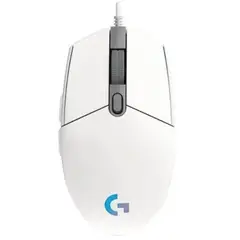 LOGITECH - Mouse Gamer Lightsync G203 - Blanco