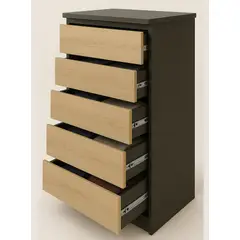 DECORACION CREATIVA - Cajonera 5 Cajones Grafito Albayalde premium