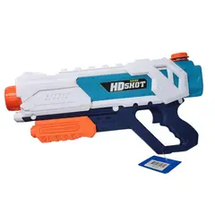 DBLUE - Juguete Pistola Lanza Agua 4 Chorros Tanque 890ml DBG1632