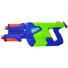DBLUE - Juguete Pistola Lanza Agua Doble Cañón 890ml DBG1633