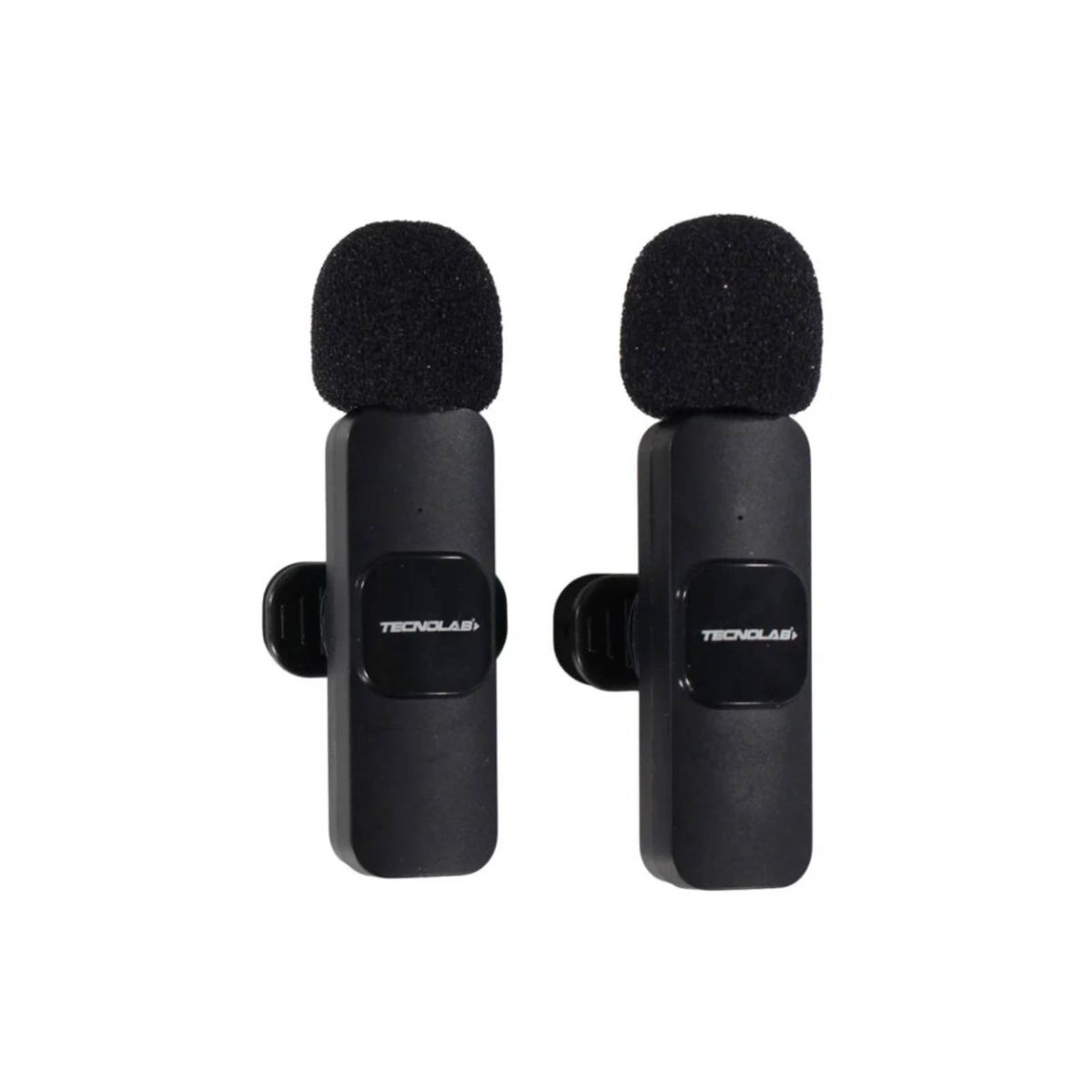 GENERICO - Kit De 2 Microfonos Inalambrico De Solapa USB-C Sonido Claro