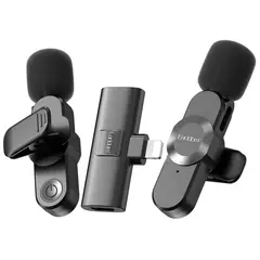 JOIGO - Kit De 2 Microfonos Inalambrico Solapa Compatible Con iPhone