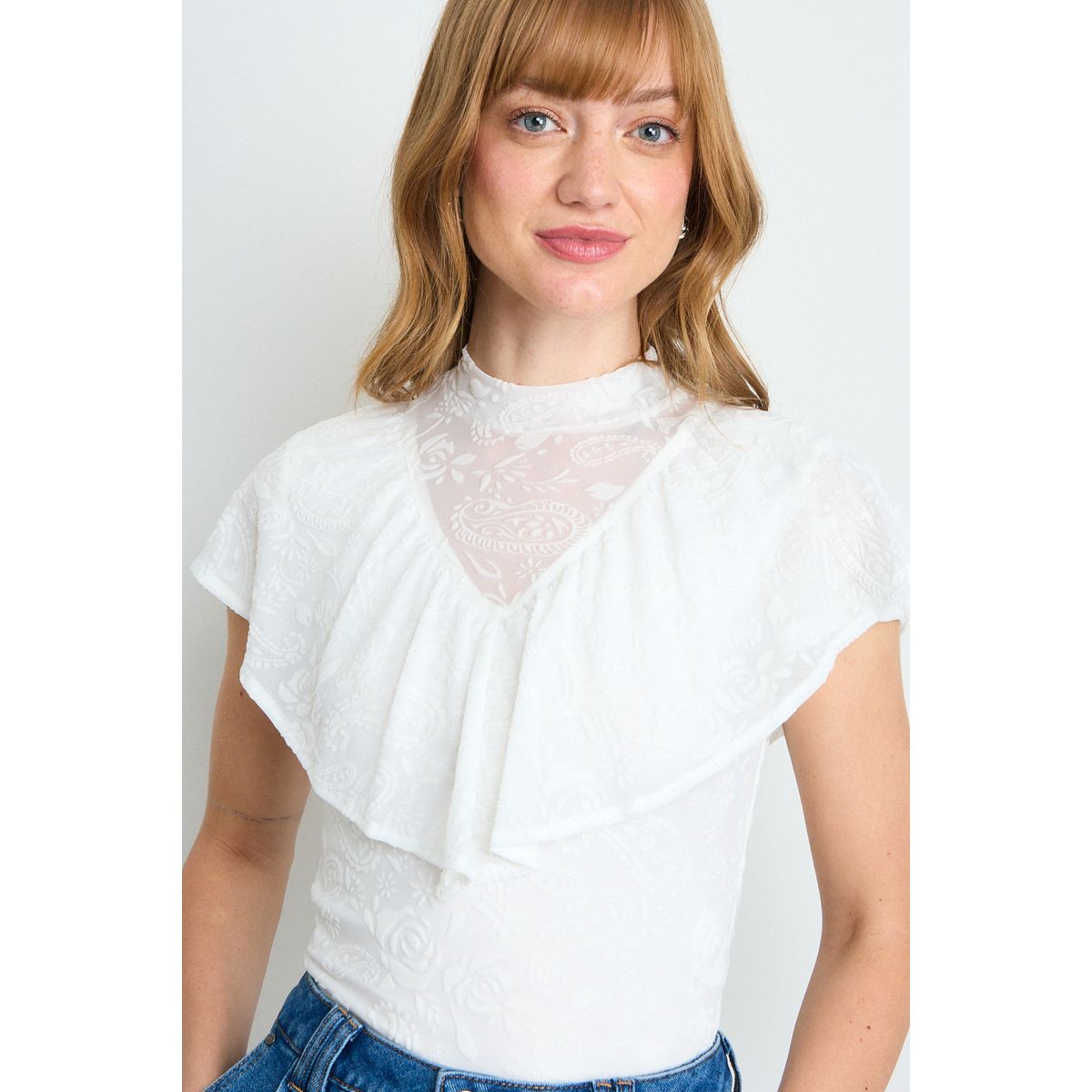 IO - Polera Lisa Mujer Crudo Io