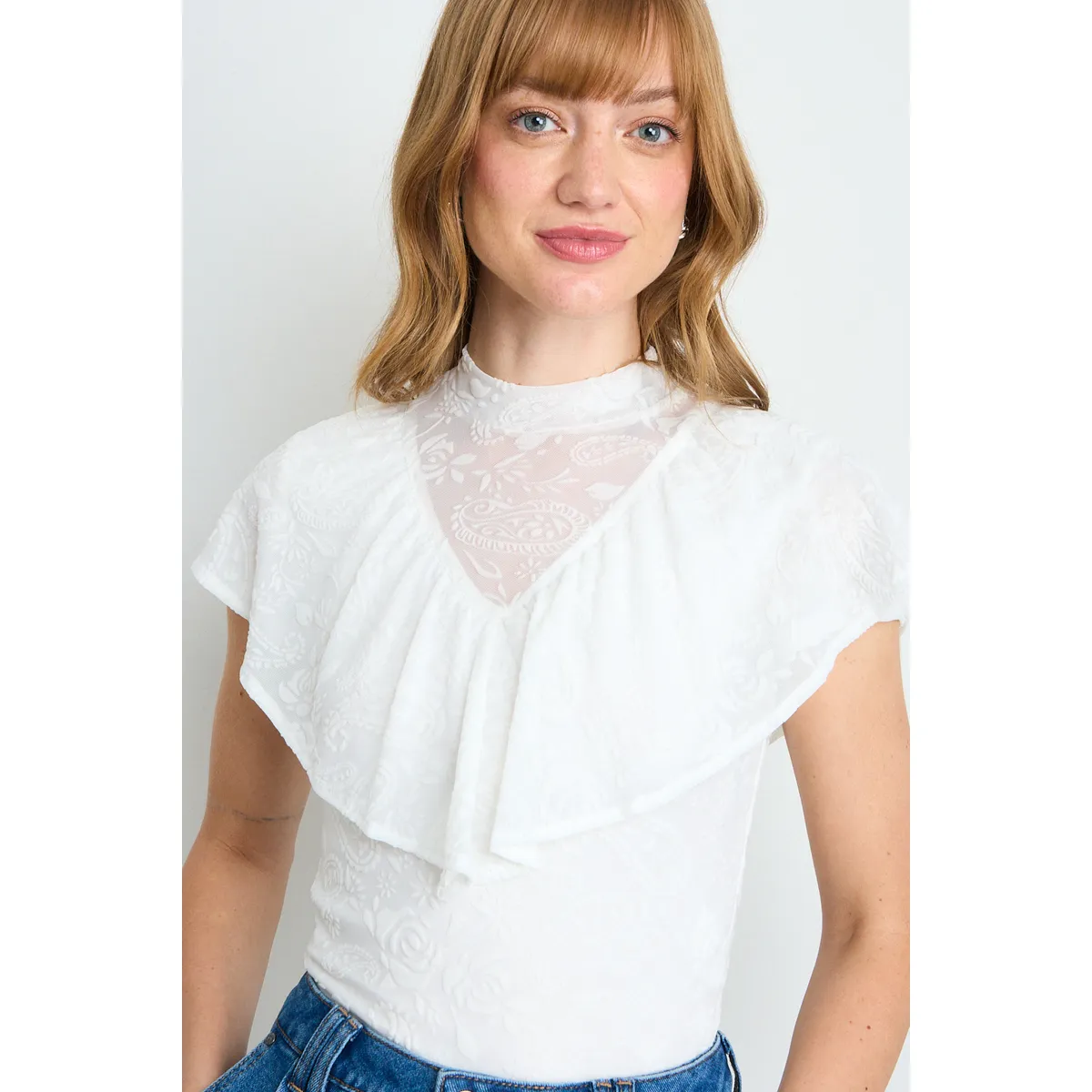 IO - Polera Lisa Mujer Crudo Io