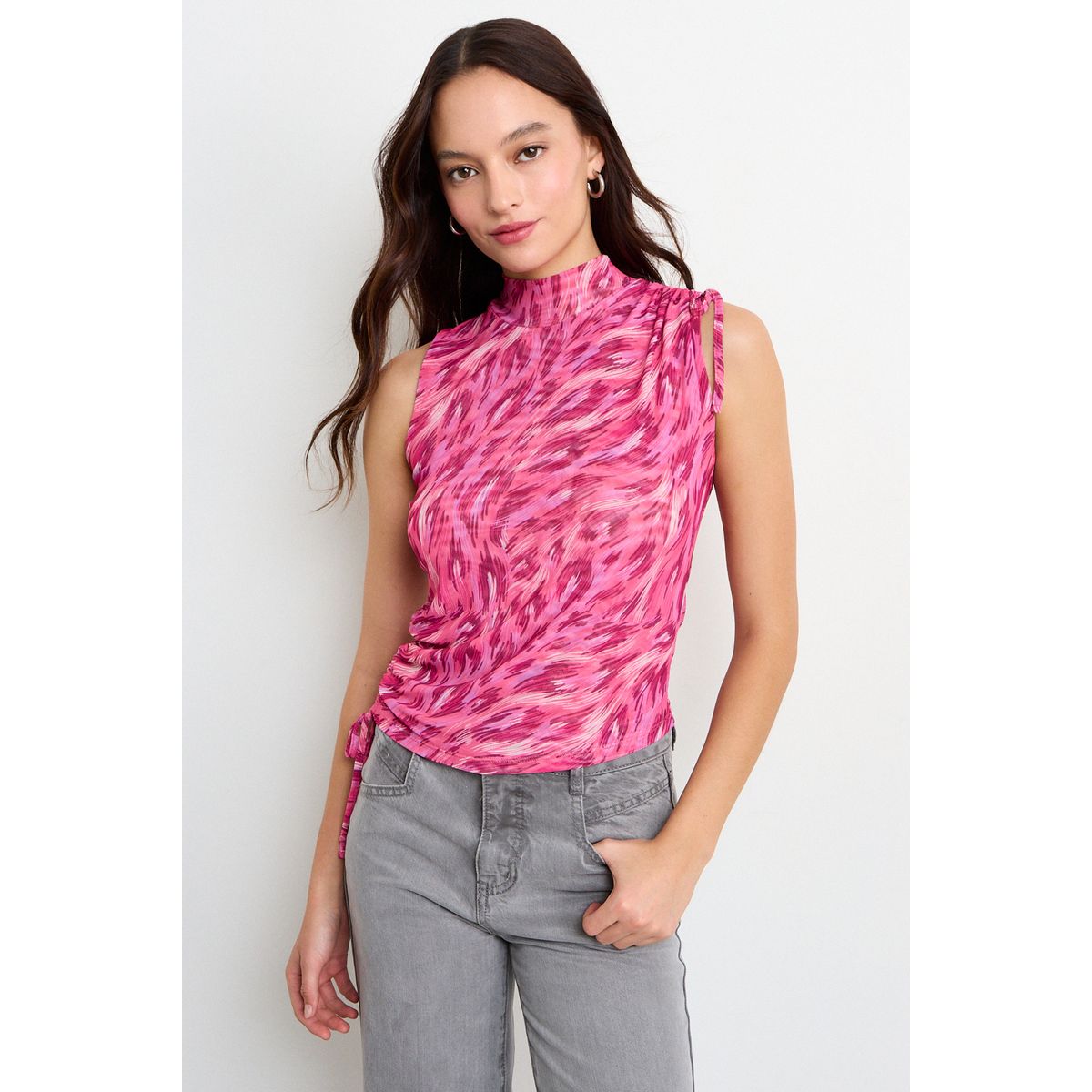 IO - Polera Fantasia Mujer Rosa Io